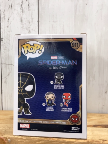Pop! Plastikspielzeug  Gr. 911  Marvel Studios Spiderman Black & Gold Suit 