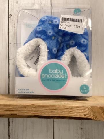  Babyschühchen Gr. 6-12m  blau Autos weißes Plüschfutter