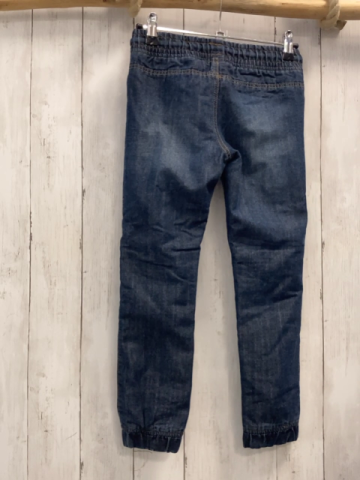   Hose  Gr. 122  blau Jeans gefüttert Gummzugbund mit Kordel 