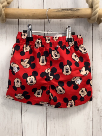  Badeshorts  Gr. 74  rot Minnie Mouse Köpfe 