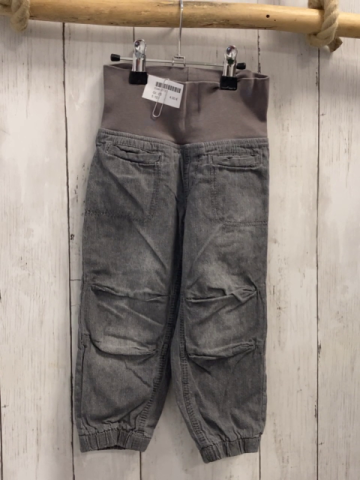   Hose  Gr. 86  hellgrau Jeans gefüttert Stickbund 