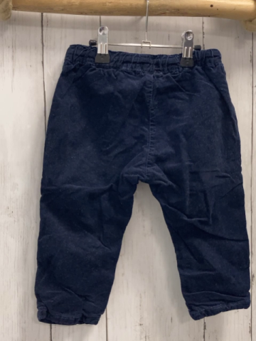H&M  Hose  Gr. 86  blau Kord gefüttert Kordel