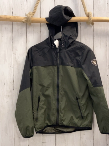 Garcia  Jacke  Gr. 152  schwarz oliv Kapuze 