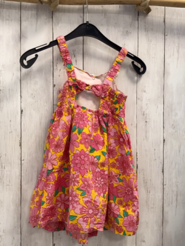 Rachel Zoe Kleid Gr. 104  orange pink Blumen