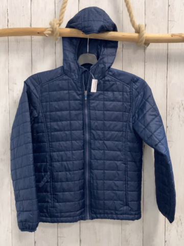 Lands´ End  Jacke  Gr. 146/152  blau gestppt Kapuze 