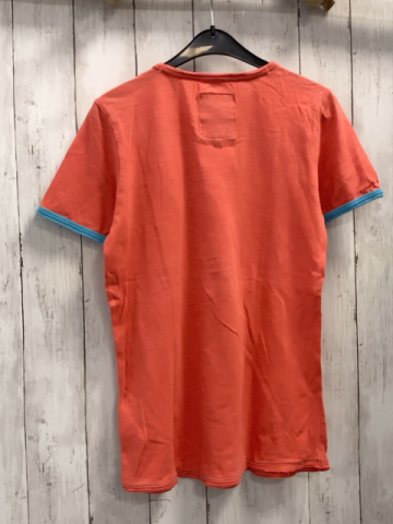 Vingino  T-Shirt  Gr. 152  hellrot Aufnäher mit Tigerkopf 