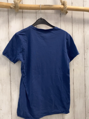 Napapijri  T-Shirt  Gr. 146  blau Flagge Kaktus Schrift 