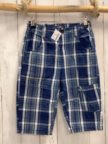 In Extenso  Shorts  Gr. 146  blau grün hellgrau kariert Bund verstellbar  
