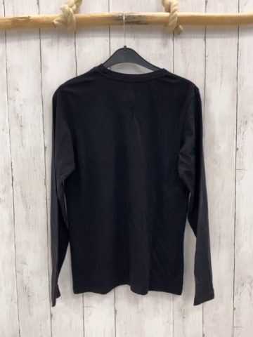 Jack & Jones Langarmshirt Gr. 164  schwarz weißes Logo
