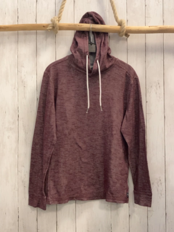 Tom Tailor  Pullover  Gr. 164/170  weinrot grau meliert Kapuze 