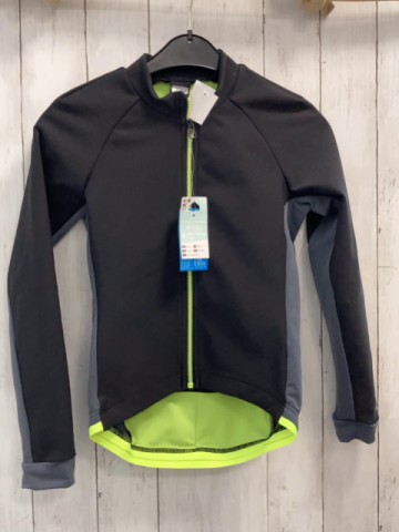 Decathlon neu Softshelljacke Gr. 140  schwarz grau gelb