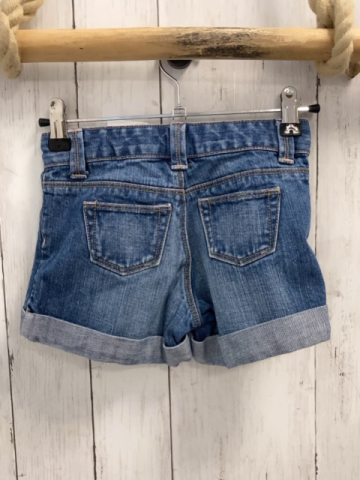 GAP  Shorts  Gr. 110  blau Jeans Umschlag Bund verstellbar 