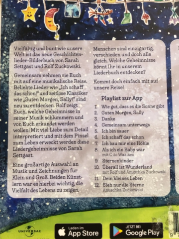   Pappbuch Rolfs Liedergeheimnisse 