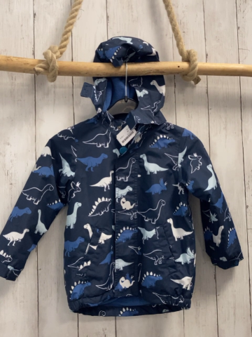  Regenjacke Gr. 98  blau Dinos