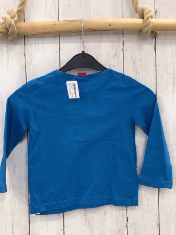 S´ Oliver  Langarmshirt  Gr. 92  hellblau Erdmännchen 