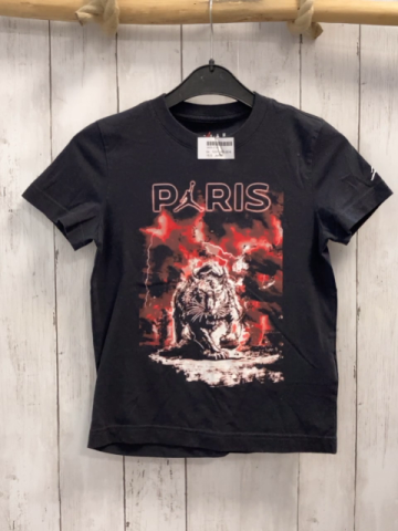 Jordan  T-Shirt  Gr. 122/128  schwarz Raubtier Schrift Paris 