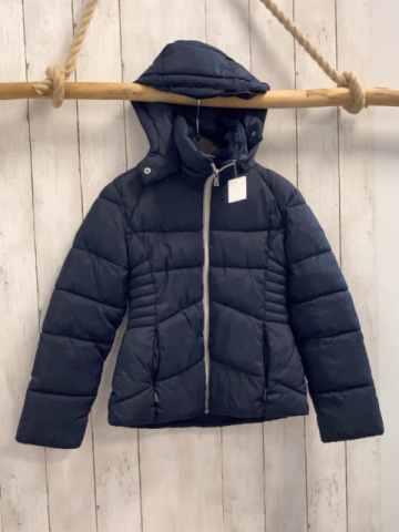 Mayoral  Winterjacke  Gr. 140  blau silber Reißverschluss 