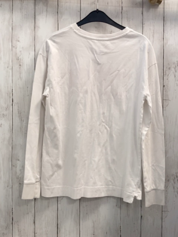 H&M  Langarmshirt  Gr. 170  weiß rotes Rechteck mit weißer Schrift Marvel 
