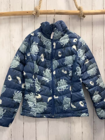 Jack Wolfskin Jacke  Gr. 40  blau mint petrol grau weiße Blumen 