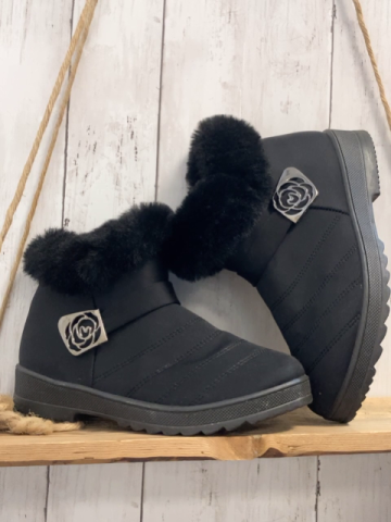  Plüschbund Gr. 40  schwarz Plüschbund