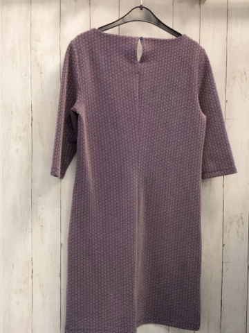 Esprit  Kleid  Gr. S blau altrosa Zackenstreifenmuster 