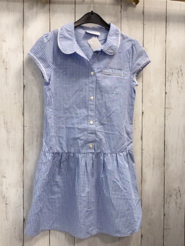 Next  Kleid  Gr. 128  hellblau weß kariert 