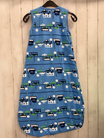 Wunderbärchen  Schlafsack Gr. 110cm  hellblau Fahrzeuge Bäume 