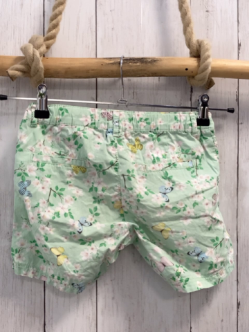 H&M  Shorts  Gr. 128  mint Blüten mit Schmetterlingen Bund verstellbar 