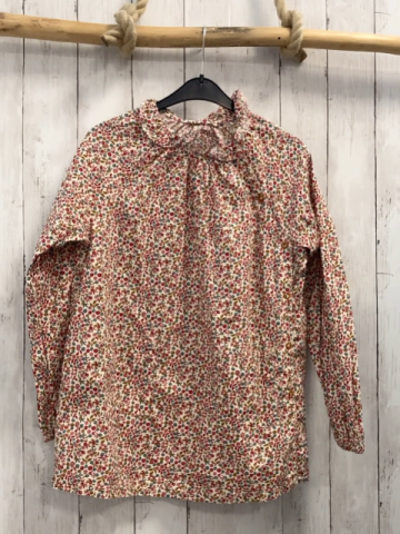 Cyrillus  Kleid  Gr. 134  weiß bunte Blumen