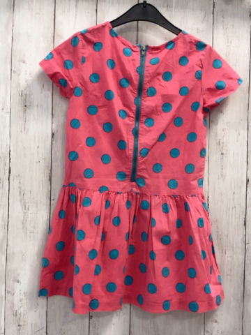 Mini Boden  Kleid  Gr. 116  pink türkis Punkte 