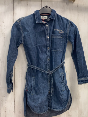 Tommy Hilfiger  Kleid  Gr. 128  blau Jeans 