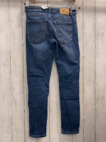 Jack & Jones  Hose  Gr. 152  blau Jeans Bund verstellbar 