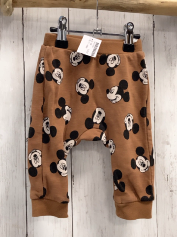 H&M  Jogginghose  Gr. 68  braun Micky Mouse Köpfe 