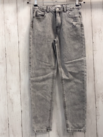 Mango Hose Gr. 140  grau Jeans Bund verstellbar