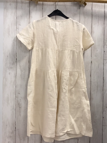 Zara  Kleid  Gr. 134  creme Struktur 
