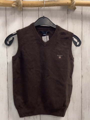 Gant  Pullunder  Gr. 134/140  braun Strick 100% Lambs Wool