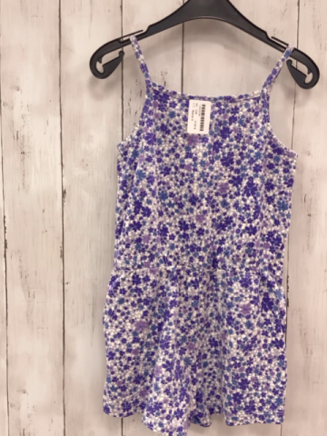 Name it  Playsuit  Gr. 128  flieder lila weiße Blumen 