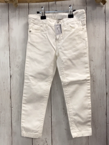 Zara  Hose  Gr. 98  weiß Bund verstellbar 