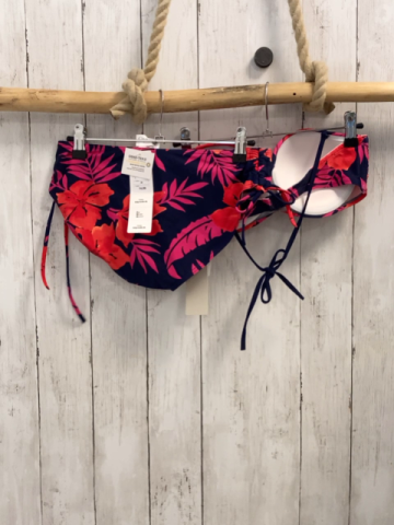 neu  Bikini  Gr. 36  dunkelblau rote Blumen pink Blätter NP 24,99 + 14,99 