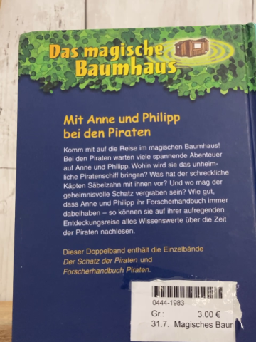 Magisches Baumhaus  Buch Mit Anne und Philipp bei den Piraten 