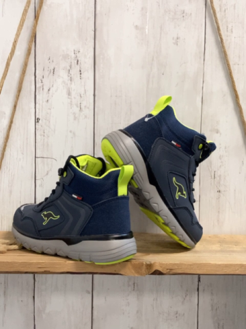neu KangaROOS  Boots  Gr. 29  blau hellgrüner Bund graue Sohle 