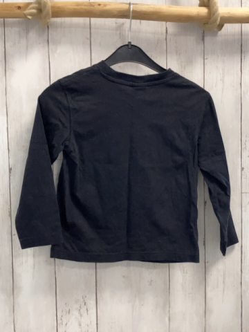   Langarmshirt   Gr. 104  schwarz Donald Duck weiße Schrift 