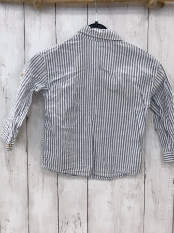 H&M  Hemd  Gr. 92  grau weiße Streifen