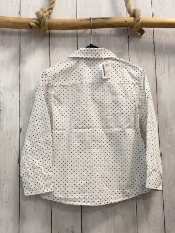 H&M  Hemd  Gr. 110  weiß schwarze Sterne 