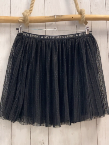 staccato  Rock  Gr. 164/170  schwarz crincled graue Punkte 