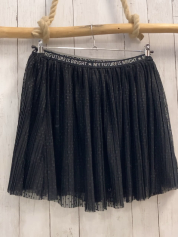staccato  Rock  Gr. 164/170  schwarz crincled graue Punkte 