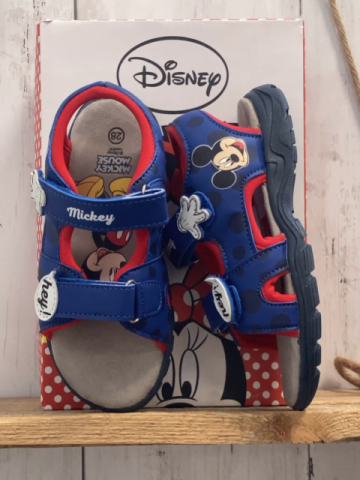neu  Sansdalen  Gr. 28  blau dunkelblaue Punkte Mickey Mouse roter Bund 