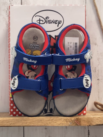 neu  Sansdalen  Gr. 28  blau dunkelblaue Punkte Mickey Mouse roter Bund 