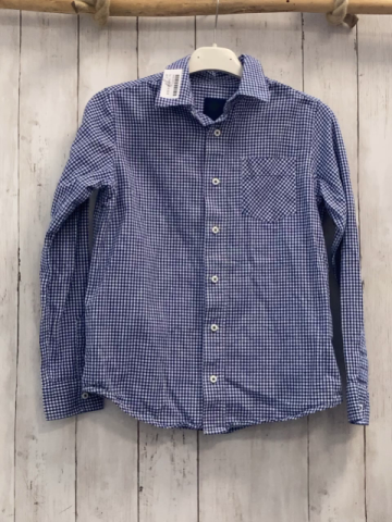   Hemd  Gr. 134/140  blau weiß kariert 