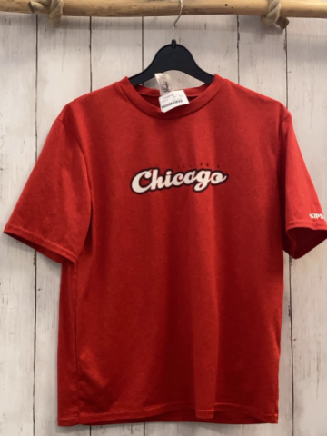 Decathlon  T-Shirt  Gr. 146  rot Schrift 
